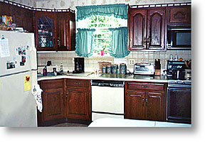 Upgraded Kitchen with Oak Cabinets and all Built-in Appliances.