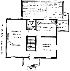 Main Level Floor Plan.