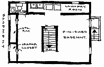 Basement Level Floor Plan.